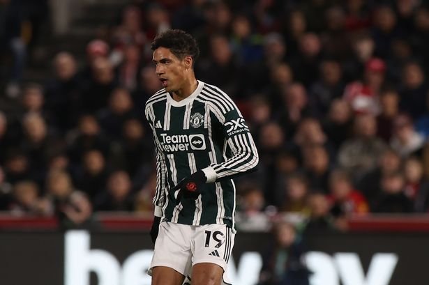 Raphael Varane’s three-word update on injury setback after Man United star withdrawn against Brentford