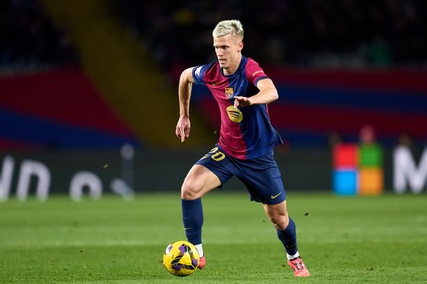 Why Dani Olmo’s agent is in Manchester amid Man United and Man City transfer hope