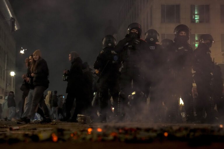 Hundreds arrested in Germany after New Year’s fireworks turn violent