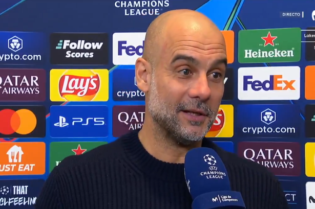 Pep Guardiola laughs off bizarre question on Man City future after Real Madrid mock him