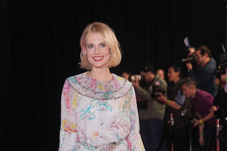 Actress Lucy Boynton says society has become ‘desensitised’ to domestic violence