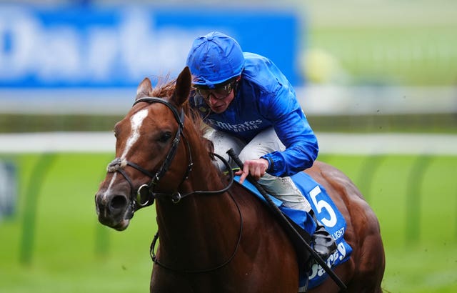 Shadow Of Light winning the Dewhurst Stakes at Newmarket