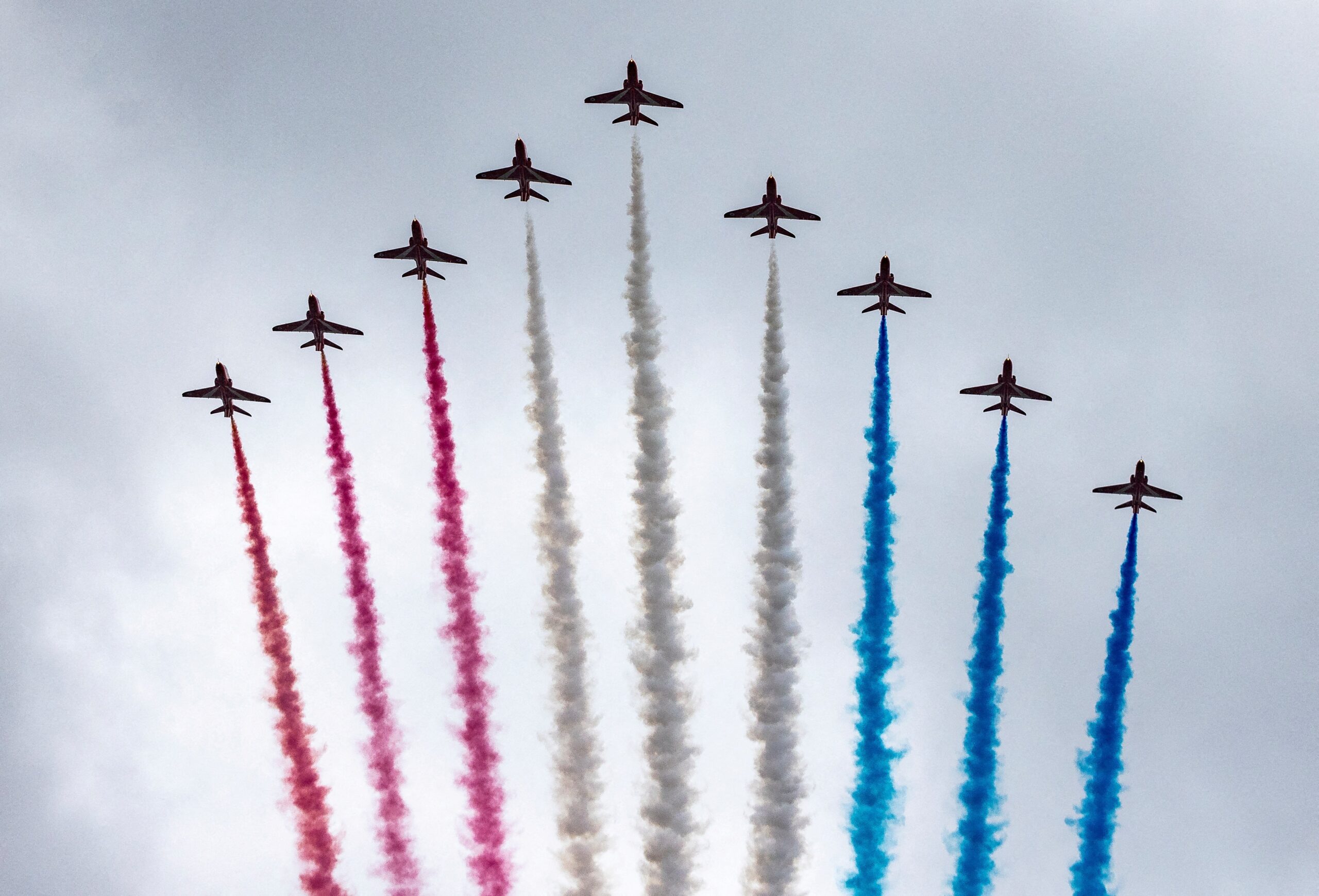 Red Arrows perform at various events across the UK
