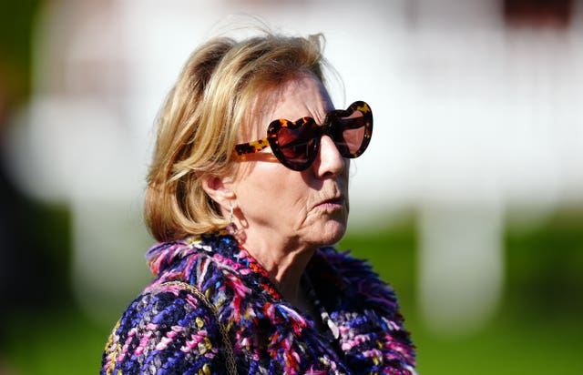Maureen Haggas rides Hamish almost every day at home