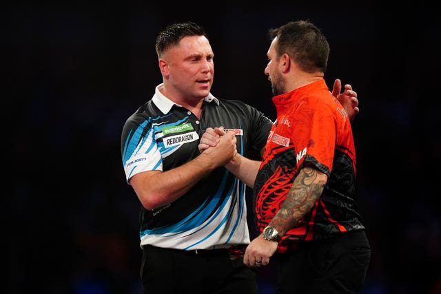 Gerwyn Price, left, and Jonny Clayton are two-time World Cup champions