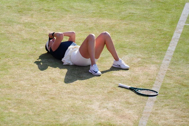Amanda Anisimova reacts to beating Zheng Qinwen