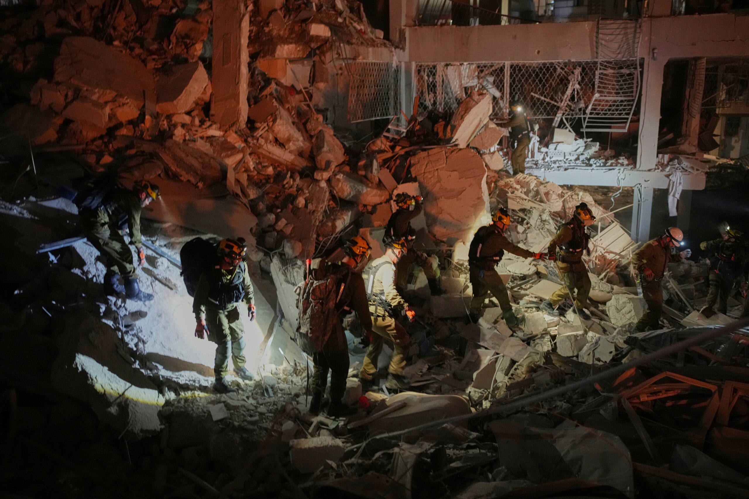 In Israel, emergency services have confirmed the deaths of at least seven people.