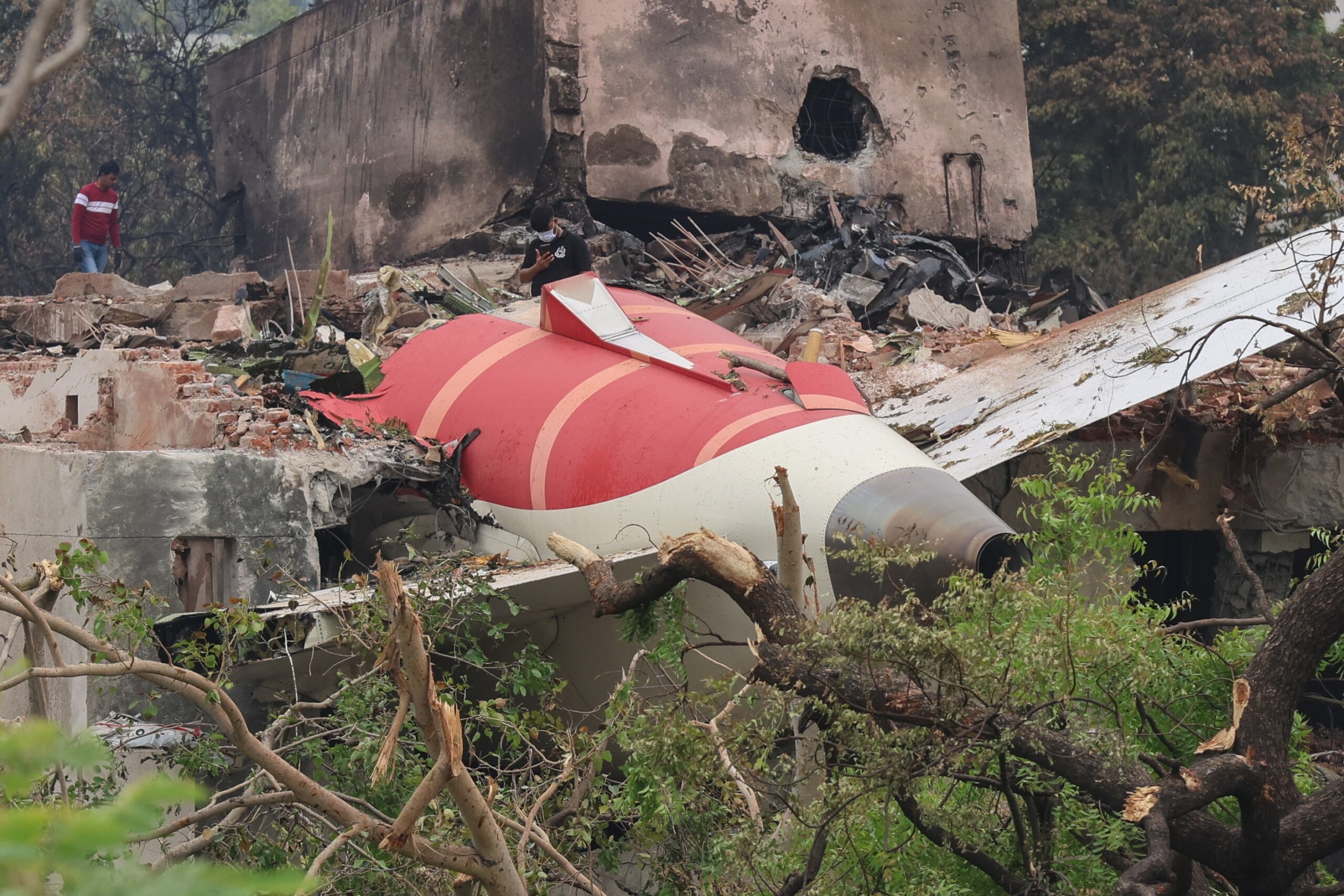 The plane crashed into a residential area after taking off from Ahmedabad airport