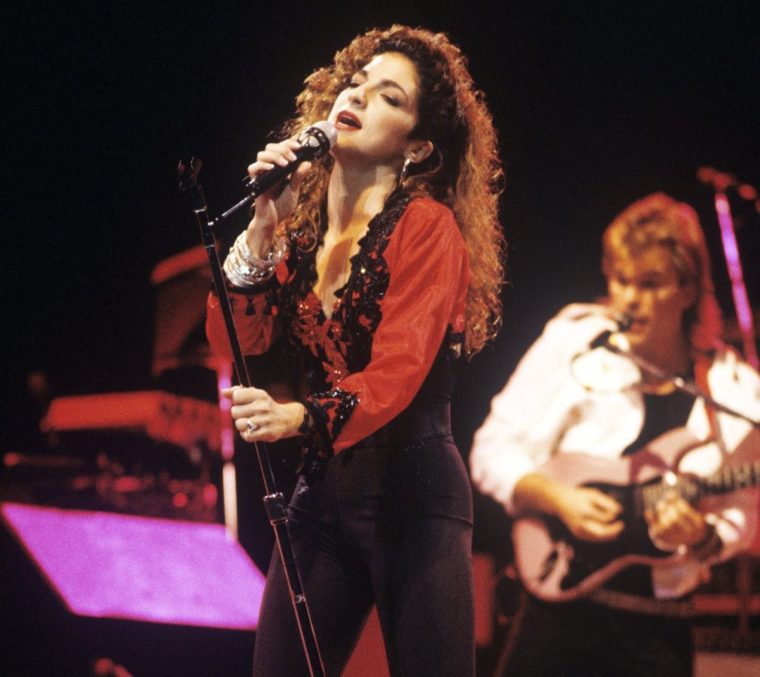 Estefan with Miami Sound Machine at Radio City in New York in 1988 (Photo: Ebet Roberts/Redferns)