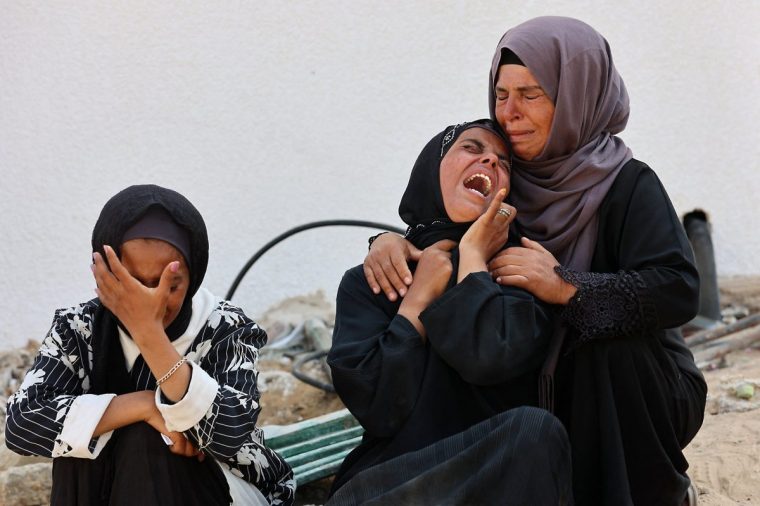 Civilians in Gaza continue to mourn loved ones being killed by Israel's military action on a daily basis (Photo: OMAR AL-QATTAA / AFP via Getty Images)