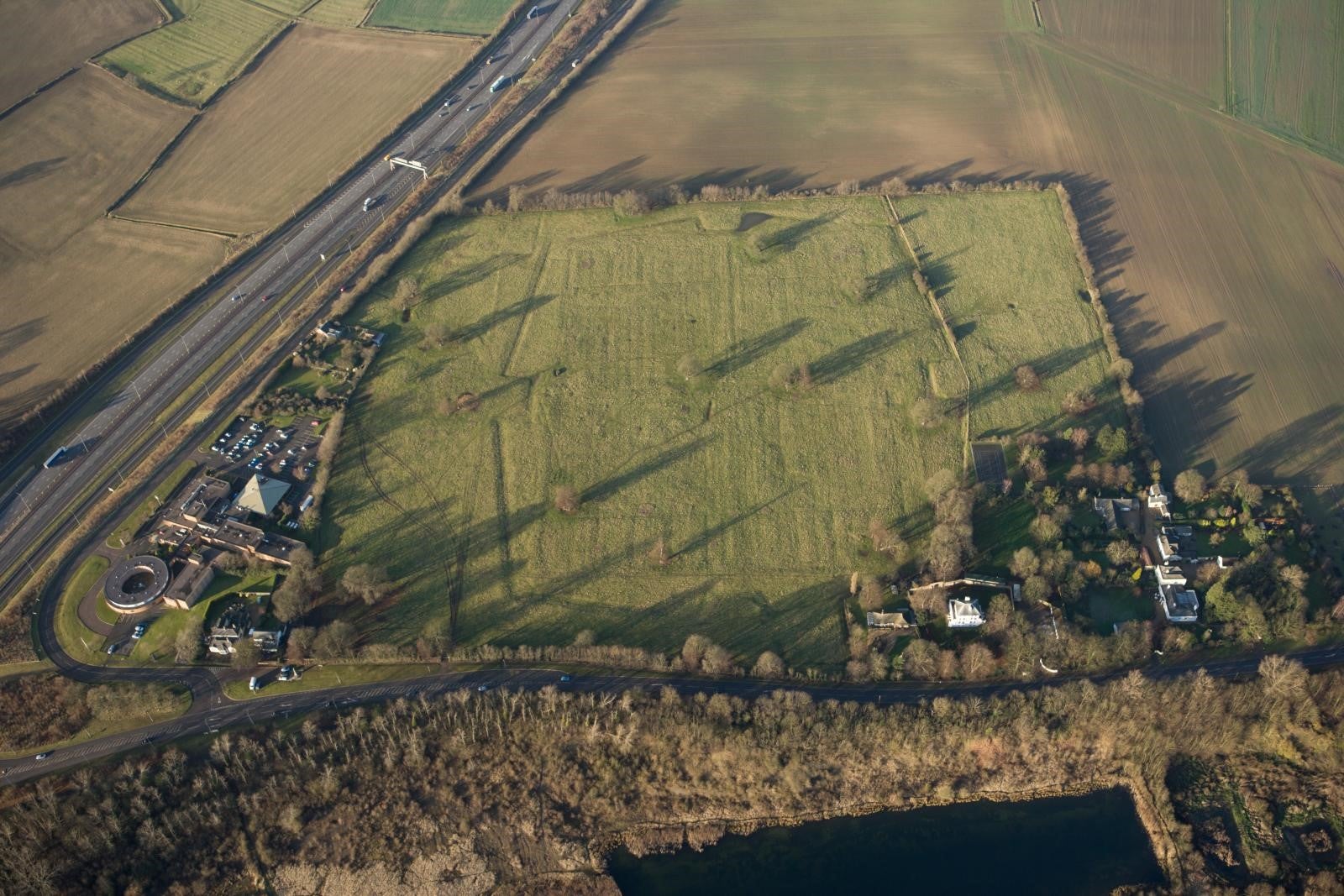The site of the Norman Cross prisoner of war camp, near Peterborough, Cambridgeshire