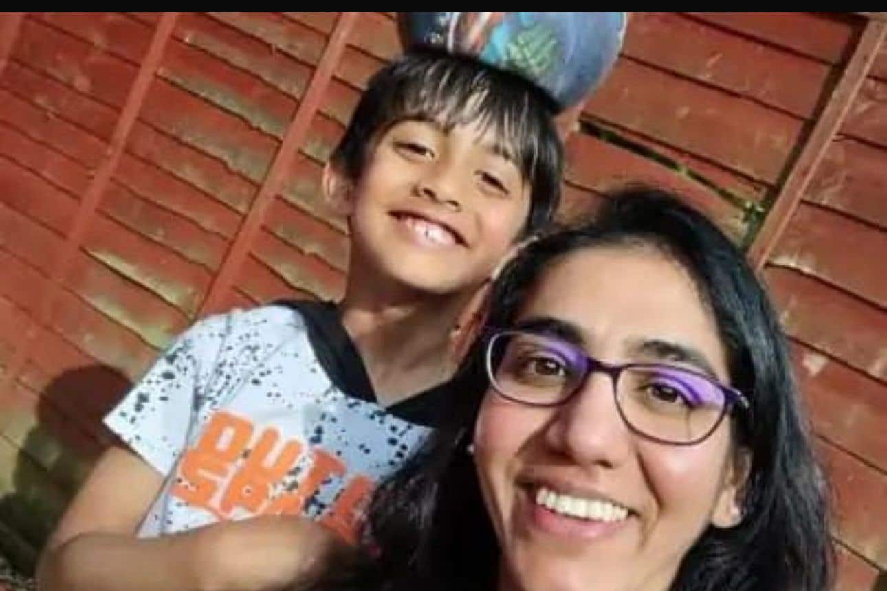 It was Abdhiben Patel’s first time leaving her young son