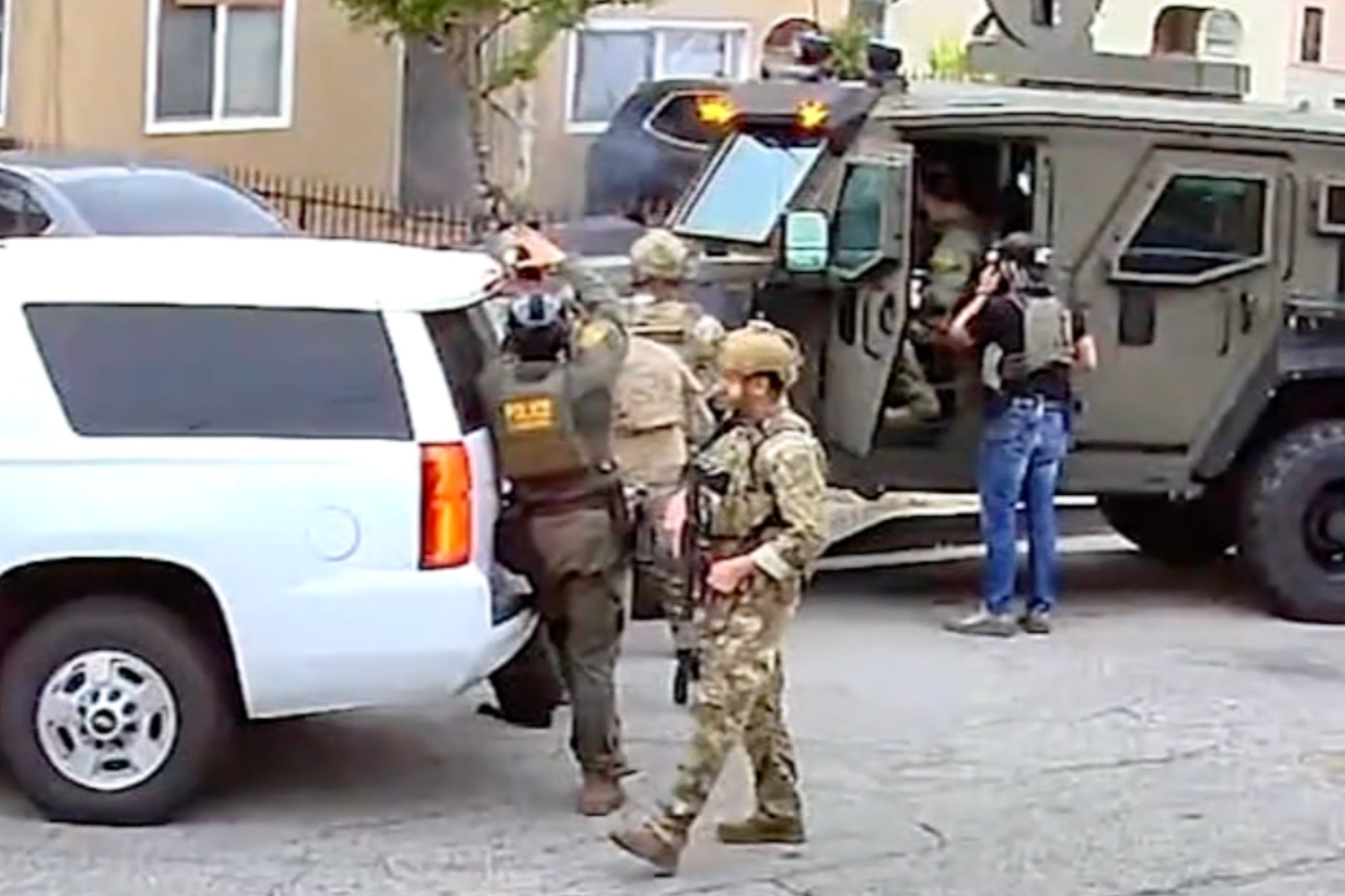 Federal agent blew the door off a suspect’s house in Huntington Park, California