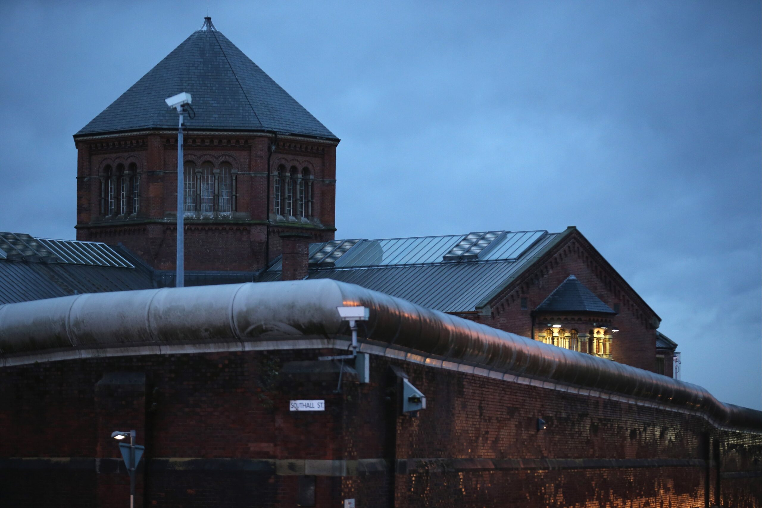 Outlaw was transferred from HMP Manchester, where he also staged a rooftop protest