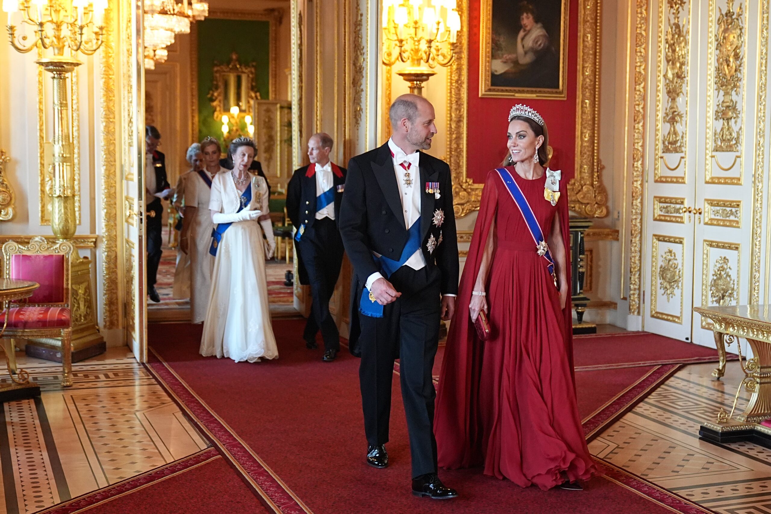 It is likely, but not confirmed, that the Prince and Princess of Wales will attend the opulent state banquet for Trump on Wednesday evening in the castle’s St George’s Hall
