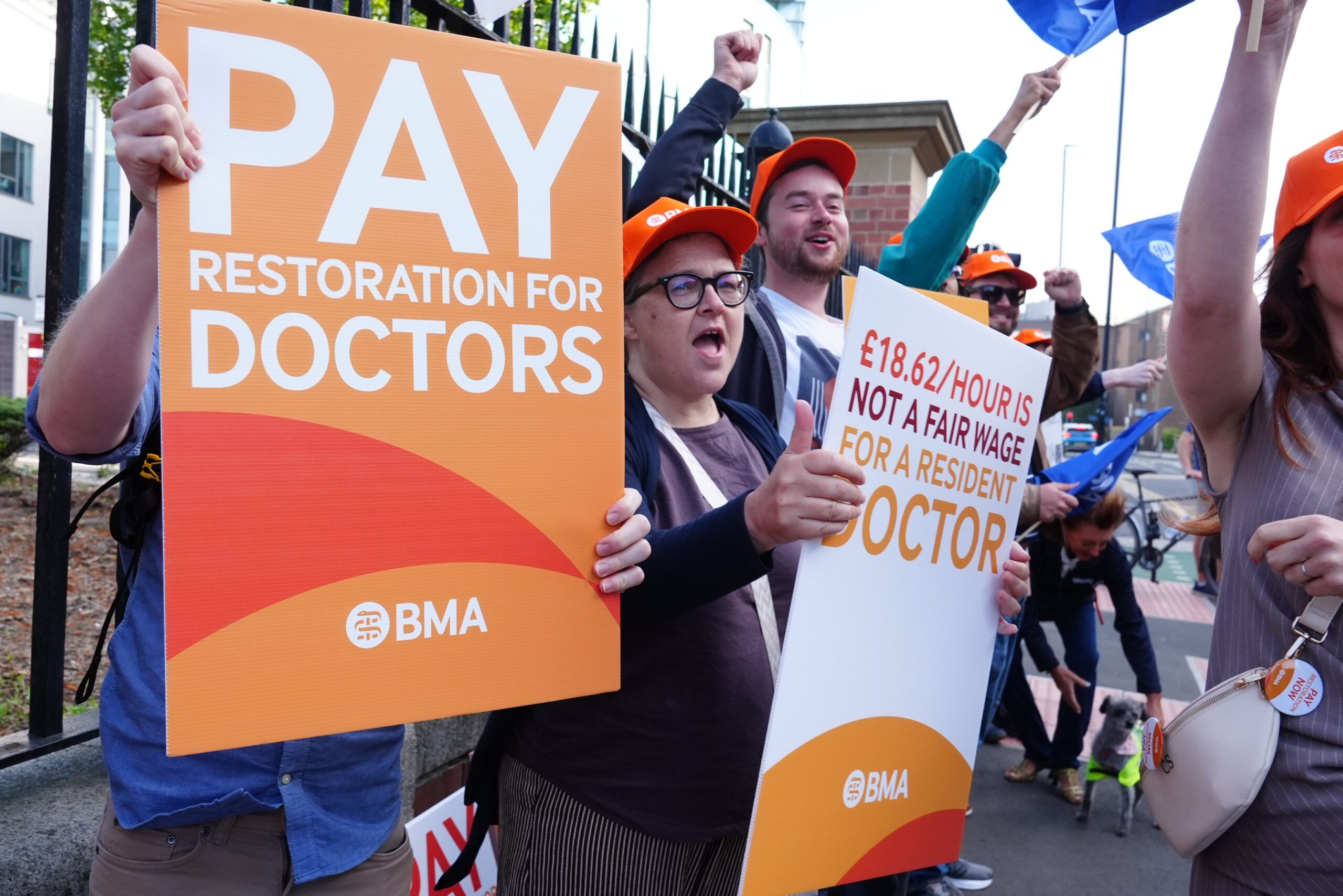 Resident doctors have been offered a 5.4 per cent pay increase for 2025-26