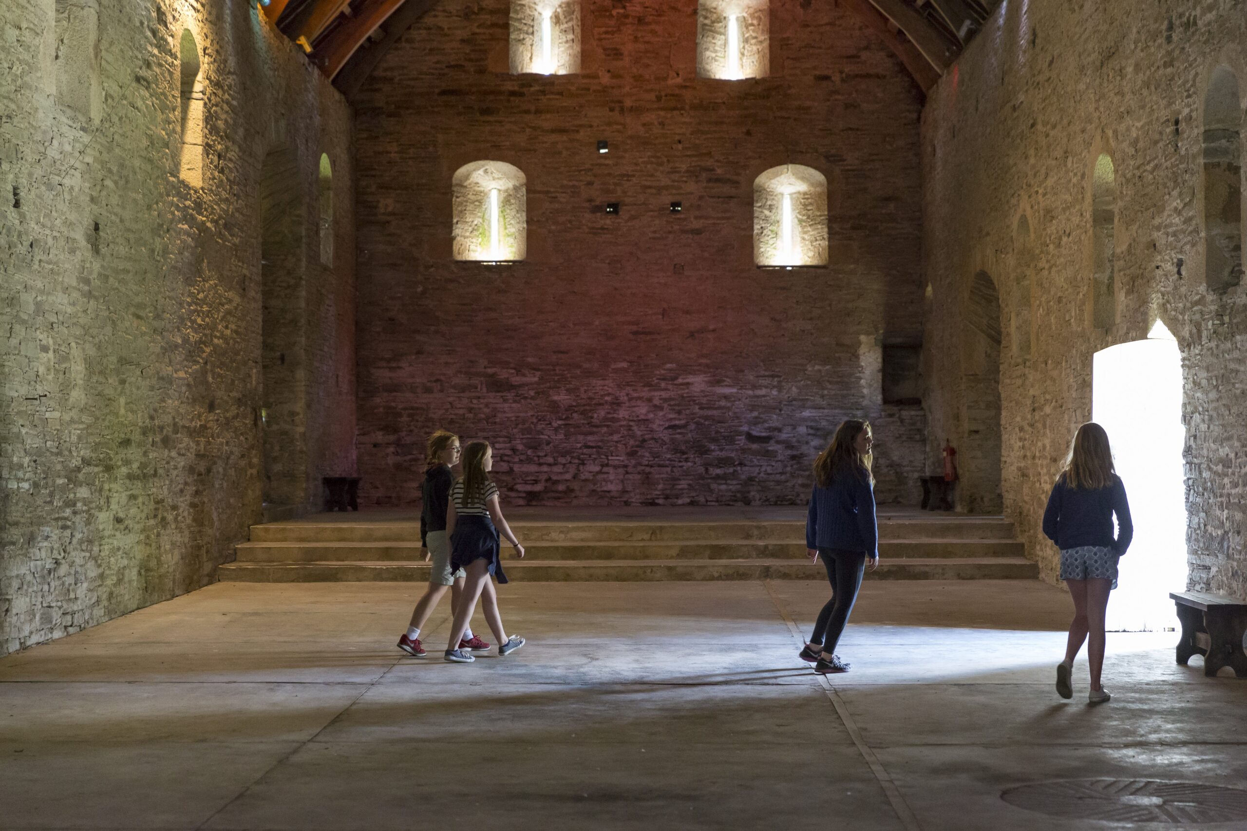 The chapel choir will perform inside the abbeyâs Great Barn (Chris Lacey/National Trust/PA)