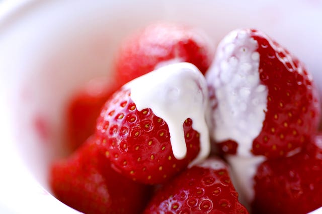 Strawberries and cream at Wimbledon