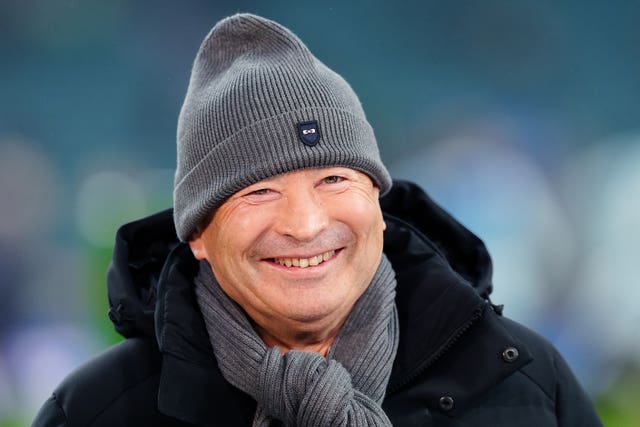 Eddie Jones smiles