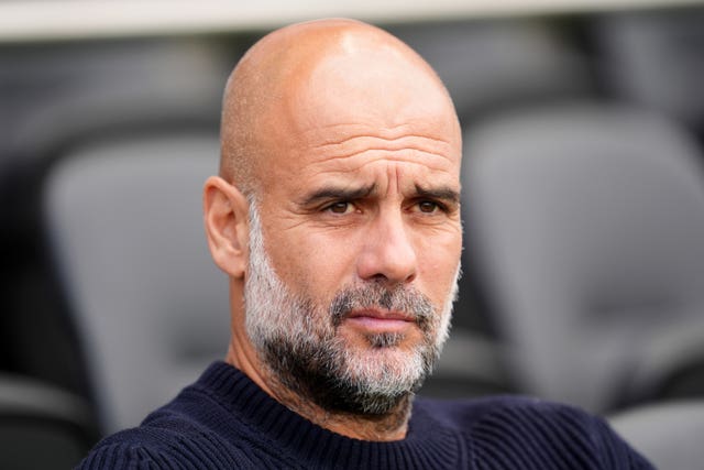 Man City boss Pep Guardiola