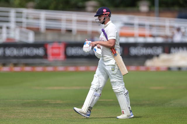 Alex Lees in action for Durham