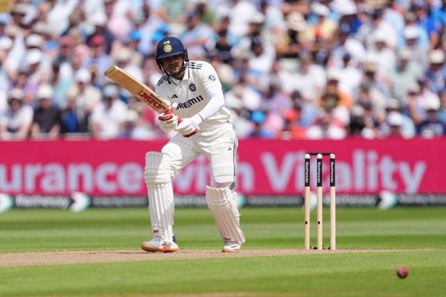 India captain Shubman Gill in action against England