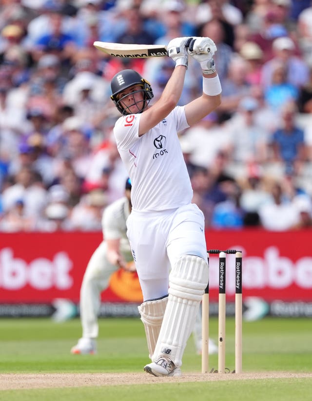 Jamie Smith hit three sixes in his impressive stay at the crease