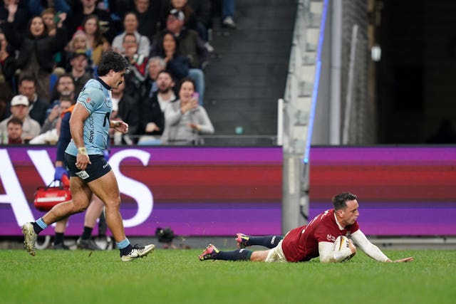 Alex Mitchell's try gave the Lions some breathing space