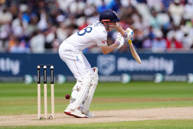 Englandâs Harry Brook is dismissed lbw by Indiaâs Akash Deep