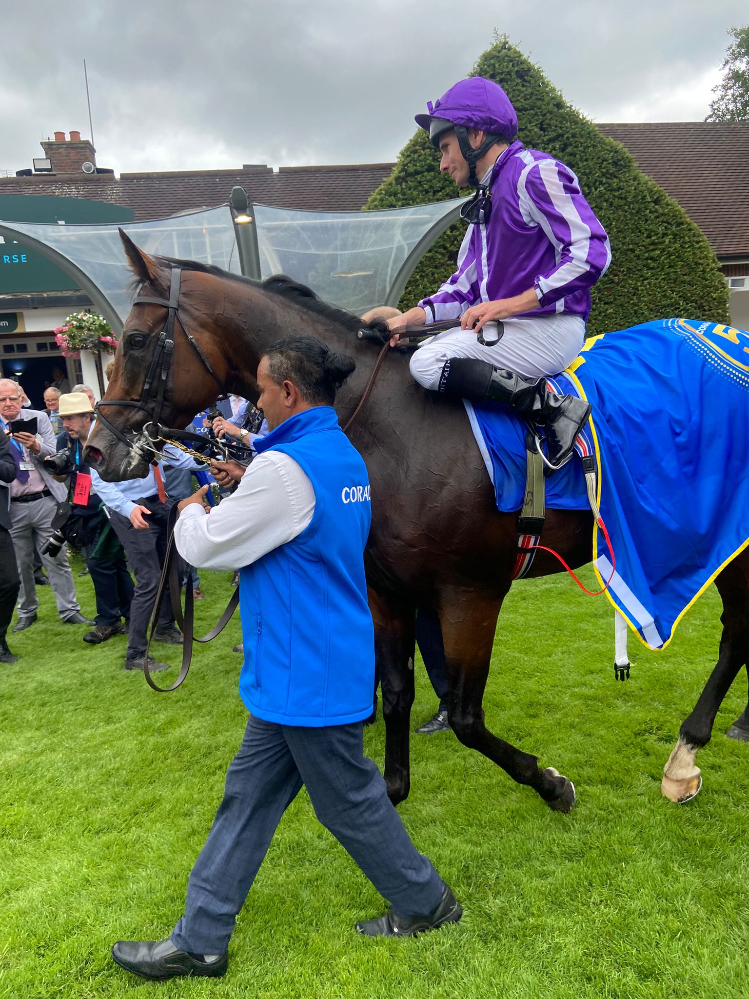 Delacroix returns to the winner's enclosure