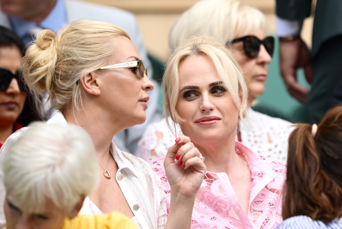 Actress Rebel Wilson with her fashion designer wife Ramona Agruma