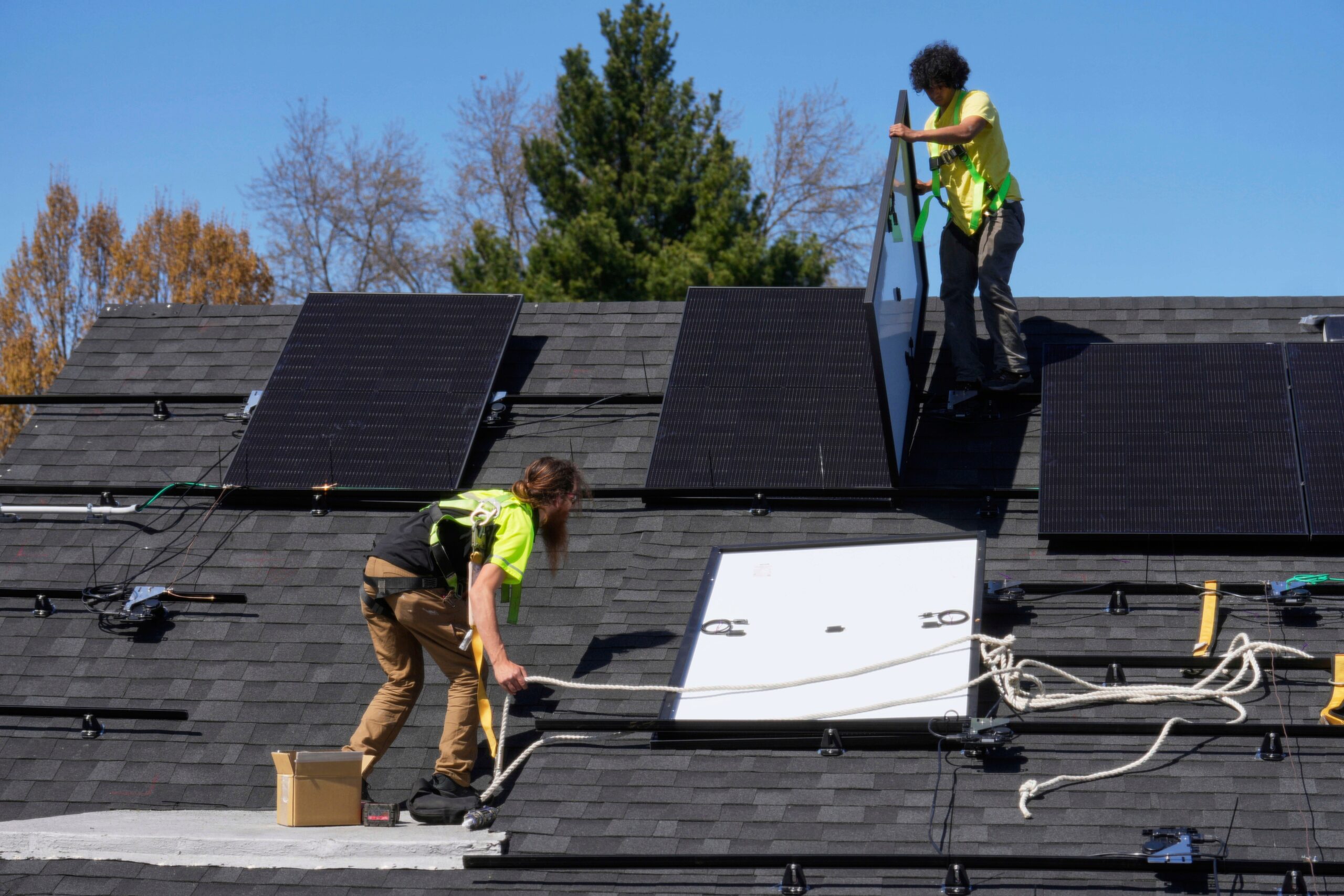 File: Concerns have also been raised over base materials used to make solar panels imported into the UK