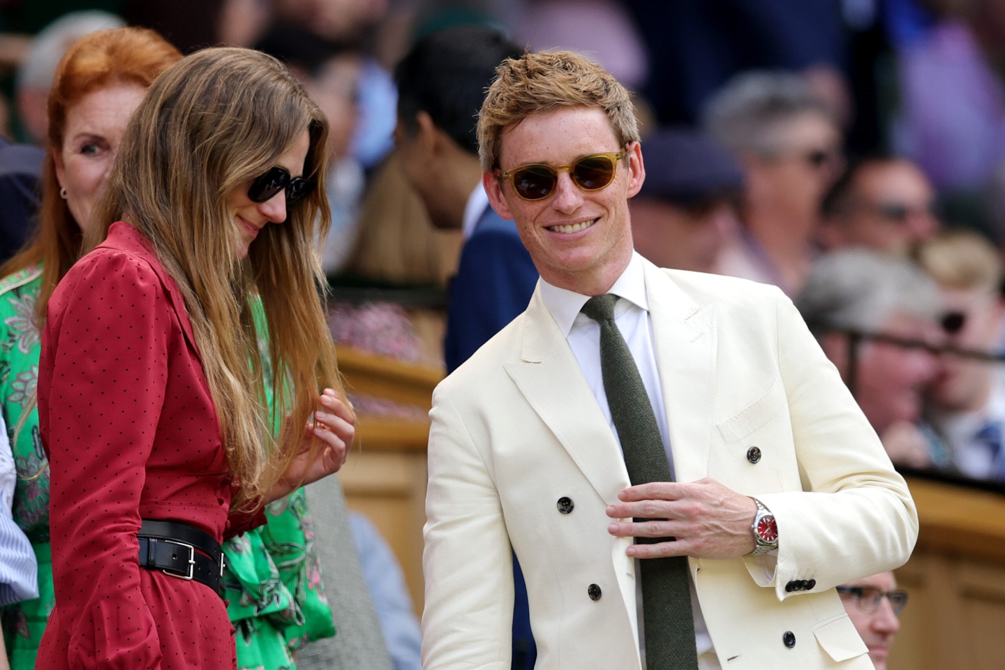 Eddie Redmayne and his wife Hannah Bagshawe