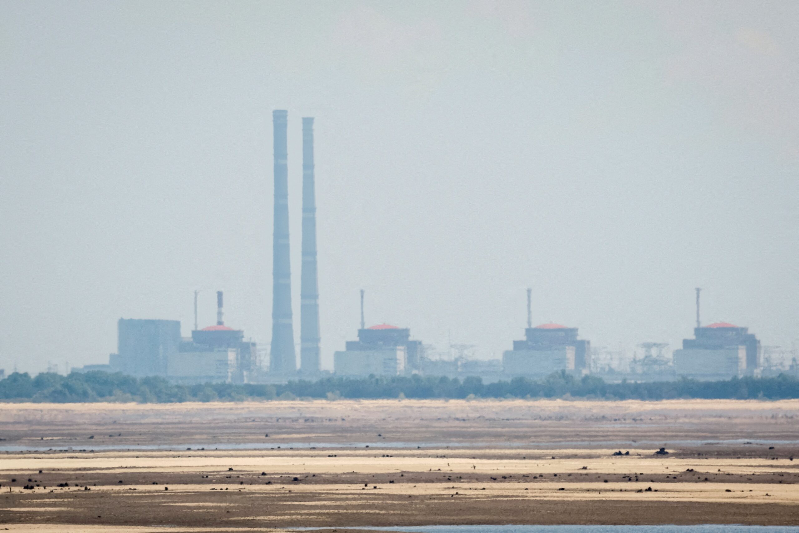 The Zaporizhzhya nuclear power plant