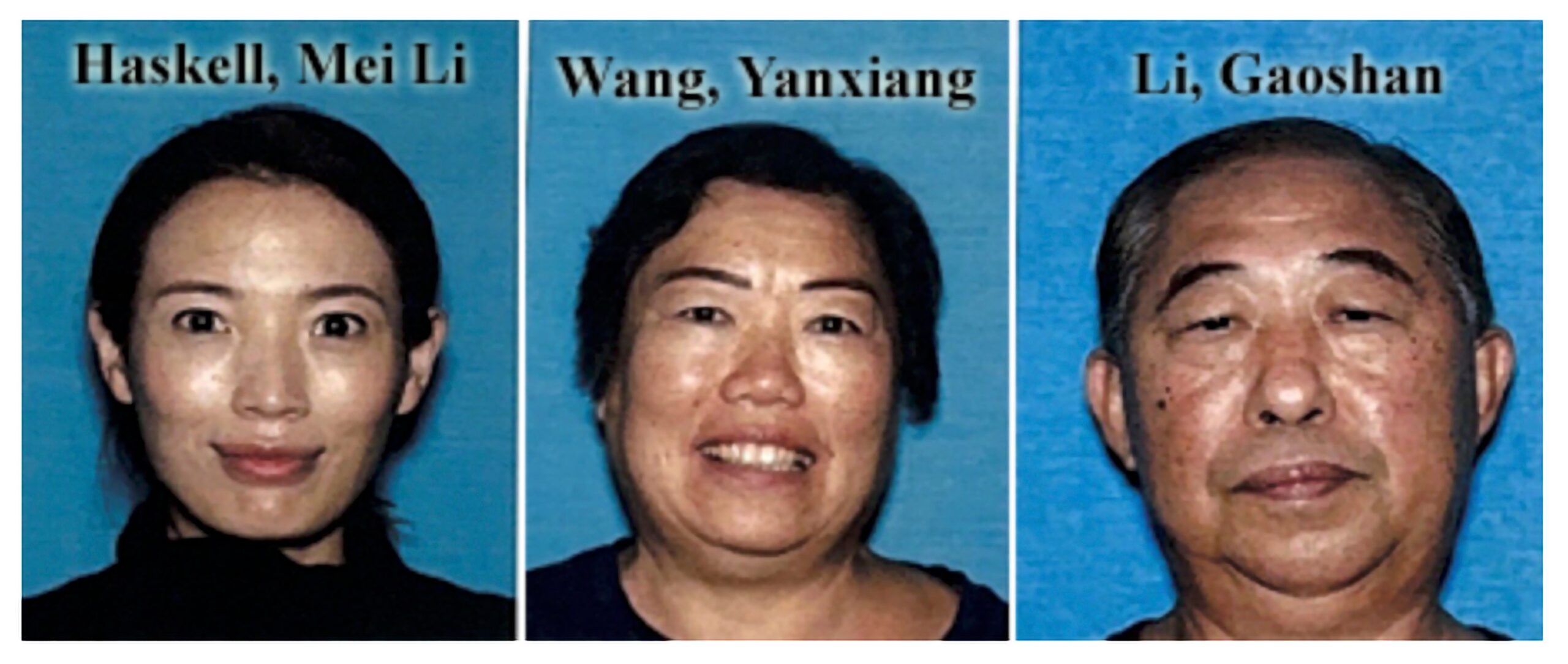 Haskell had been charged in the grisly murders of his wife, 37-year-old Mei Li Haskell, and her parents, Gaoshan Li, 72, and Yanxiang Wang, 64, at their home in Tarzana, California in November 2023