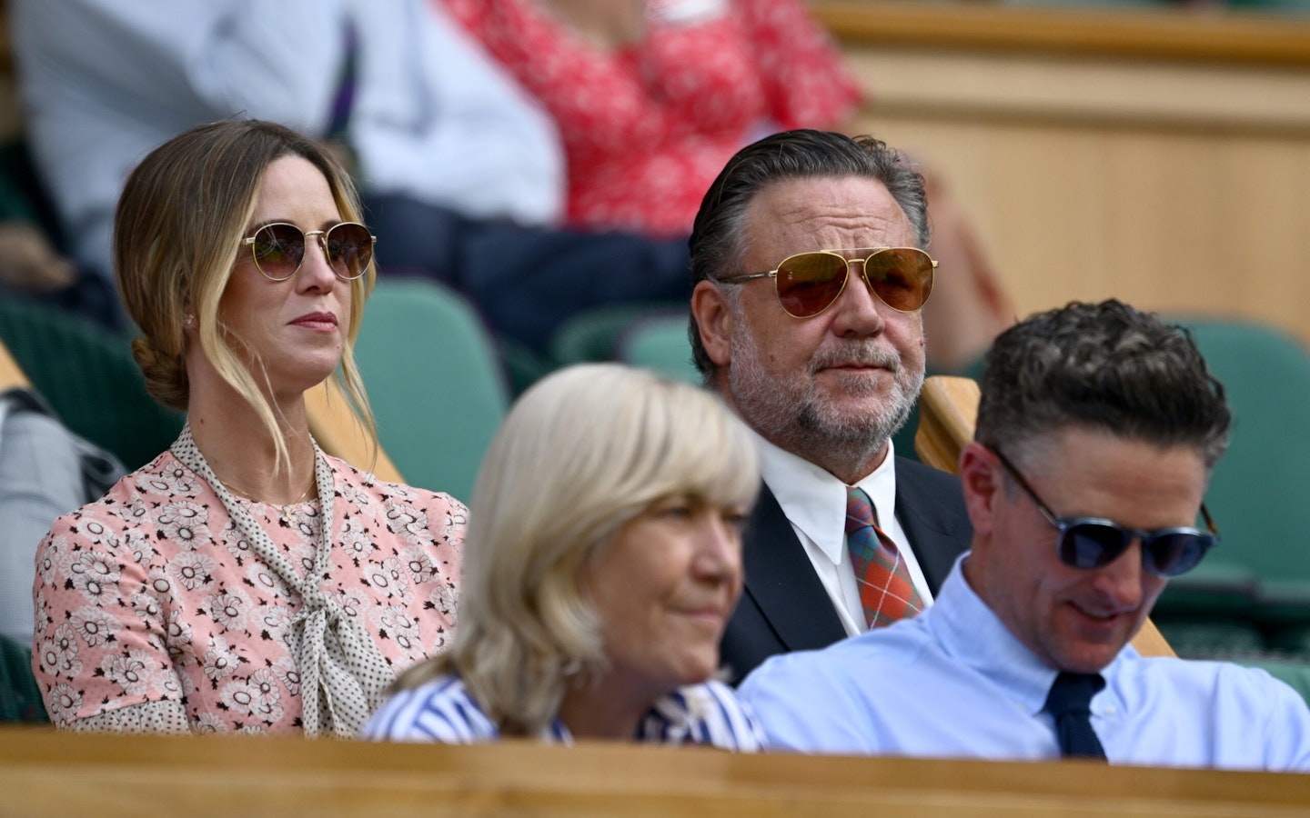 Russell Crowe and actress fiancee Britney Theriot