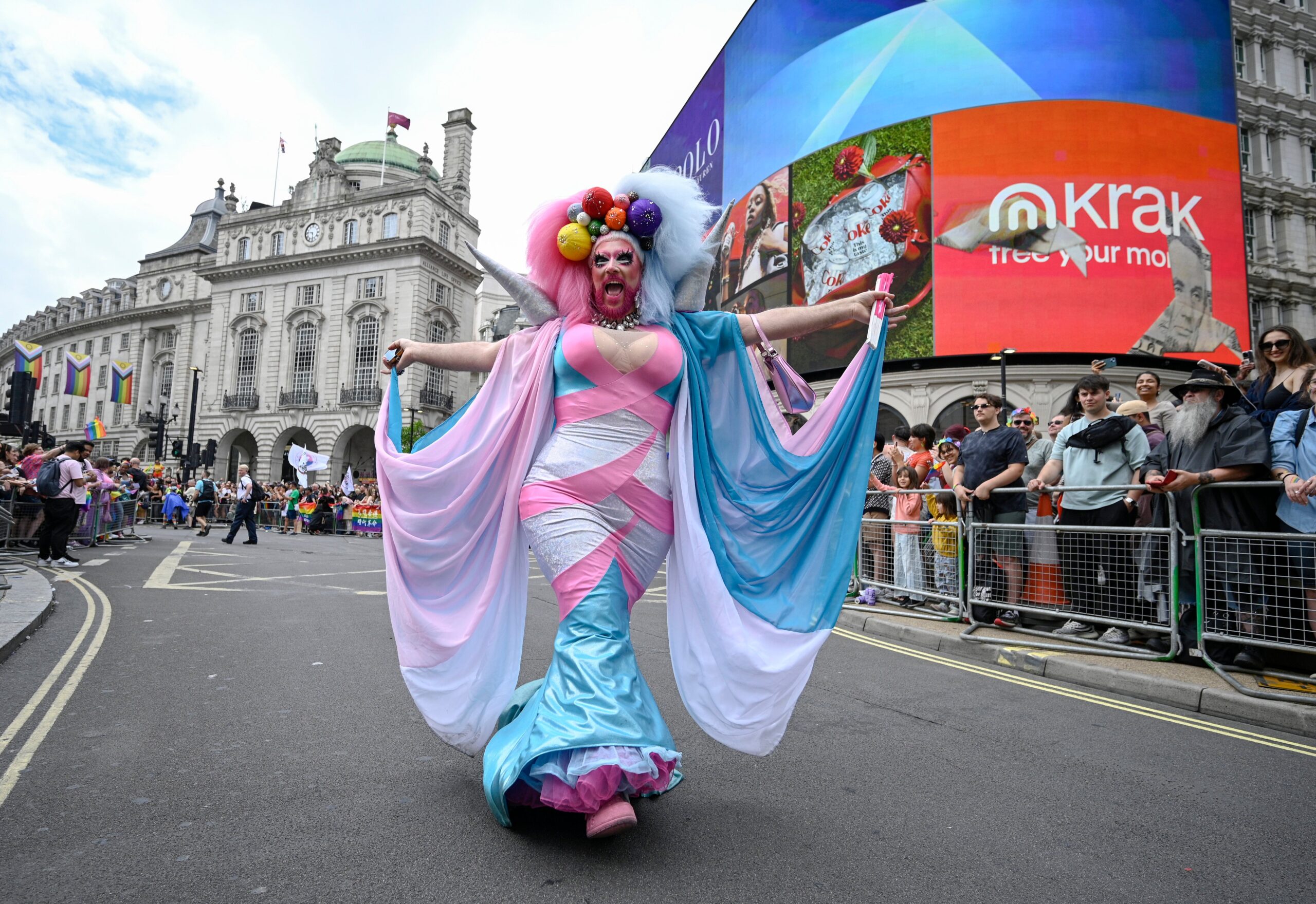 Parade-goer at London Pride 2025