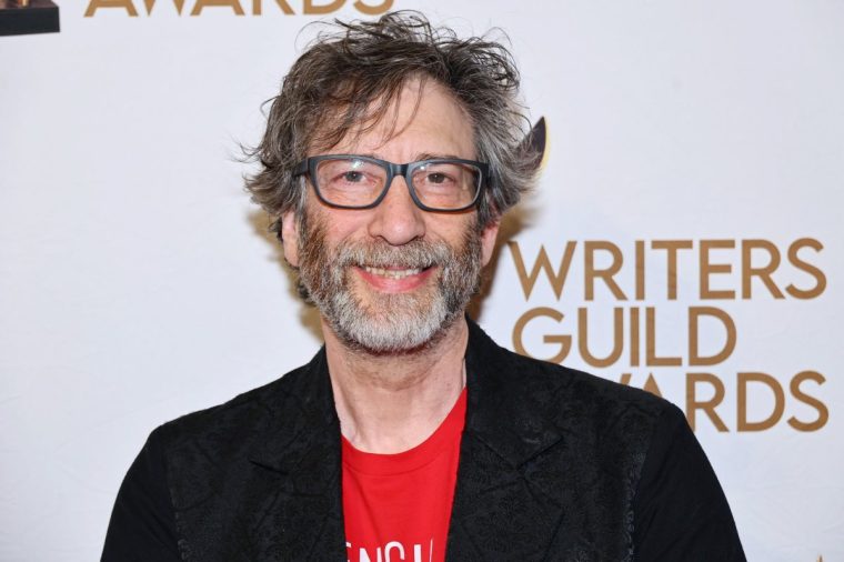 NEW YORK, NEW YORK - APRIL 14: Neil Gaiman attends the 2024 Writers Guild Awards at Edison Ballroom on April 14, 2024 in New York City. (Photo by Theo Wargo/Getty Images)