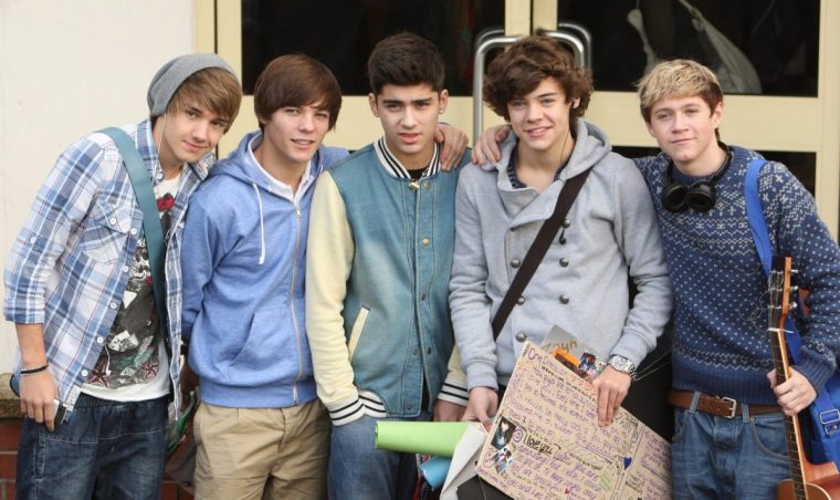 X Factor contestants One Direction (left to right) Liam Payne, Louis Tomlinson, Zayn Malik, Harry Styles and Niall Horan arrive for rehearsals at Fountain Studios, Wembley, north west London.
