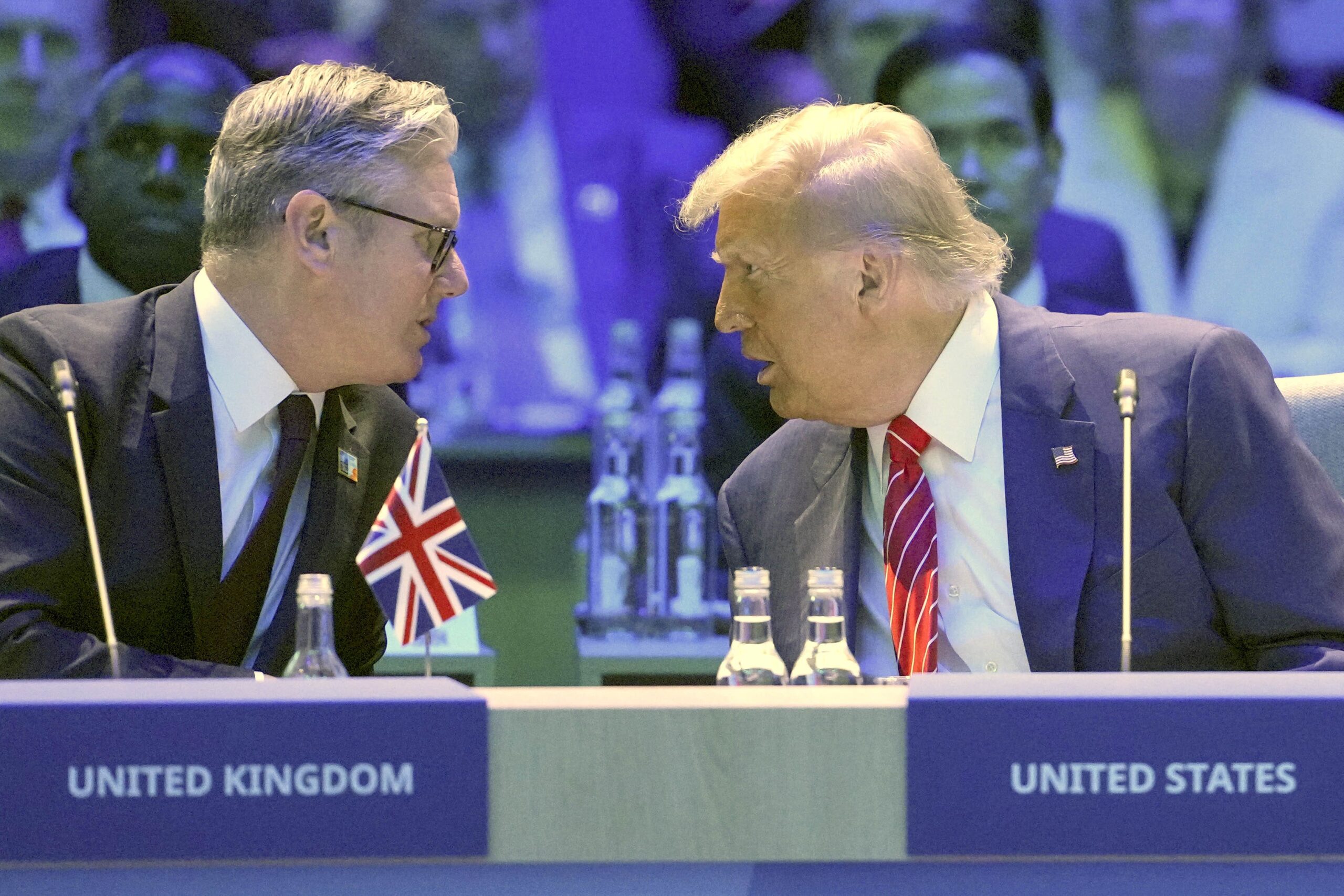 US president Donald Trump is reportedly stepping up pressure on countries who could soon be subject to the tariffs, urging them to negotiate trade deals (Kin Cheung/PA)