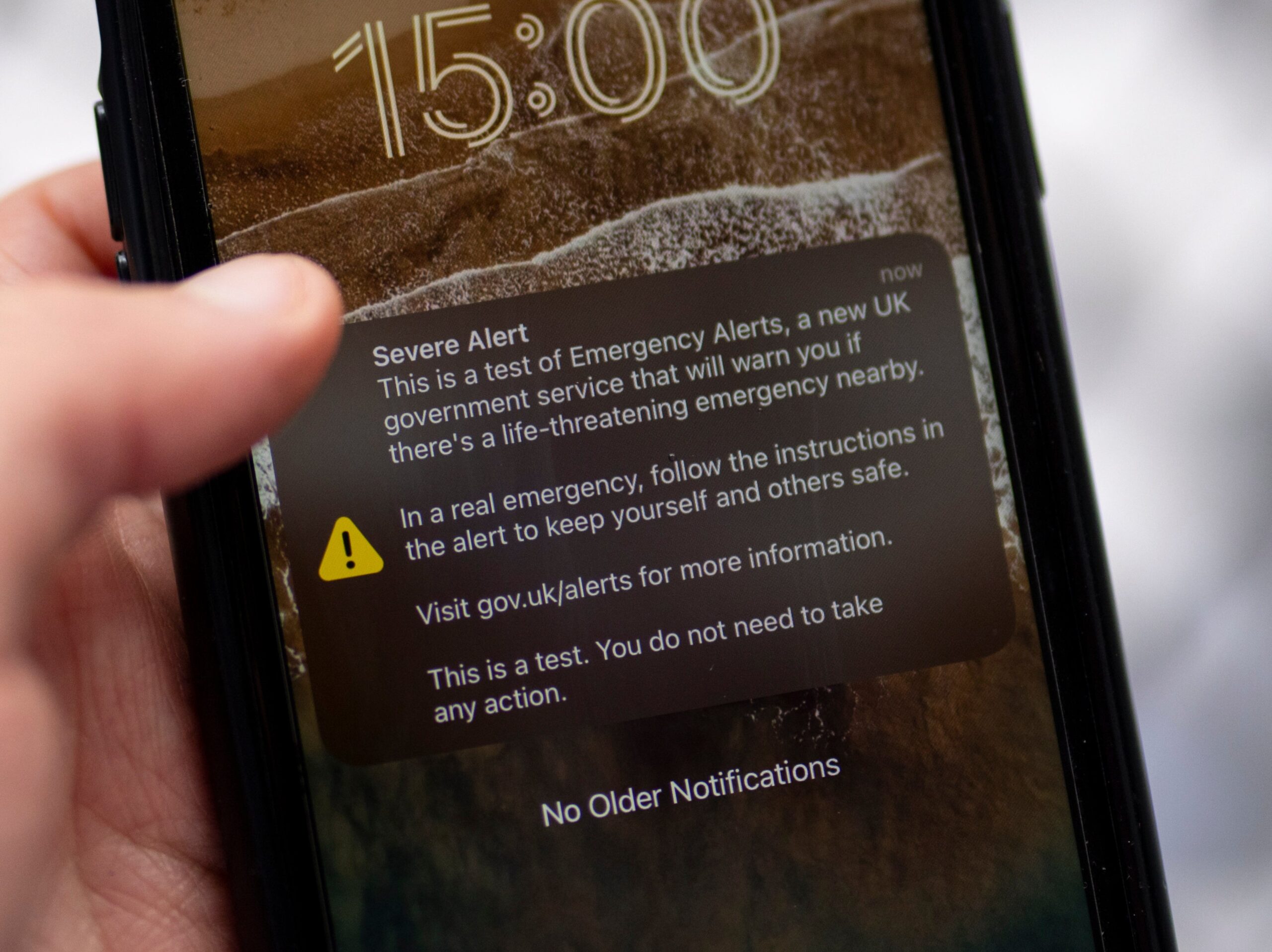 Since the first national test of the system in April 2023, five alerts have been sent