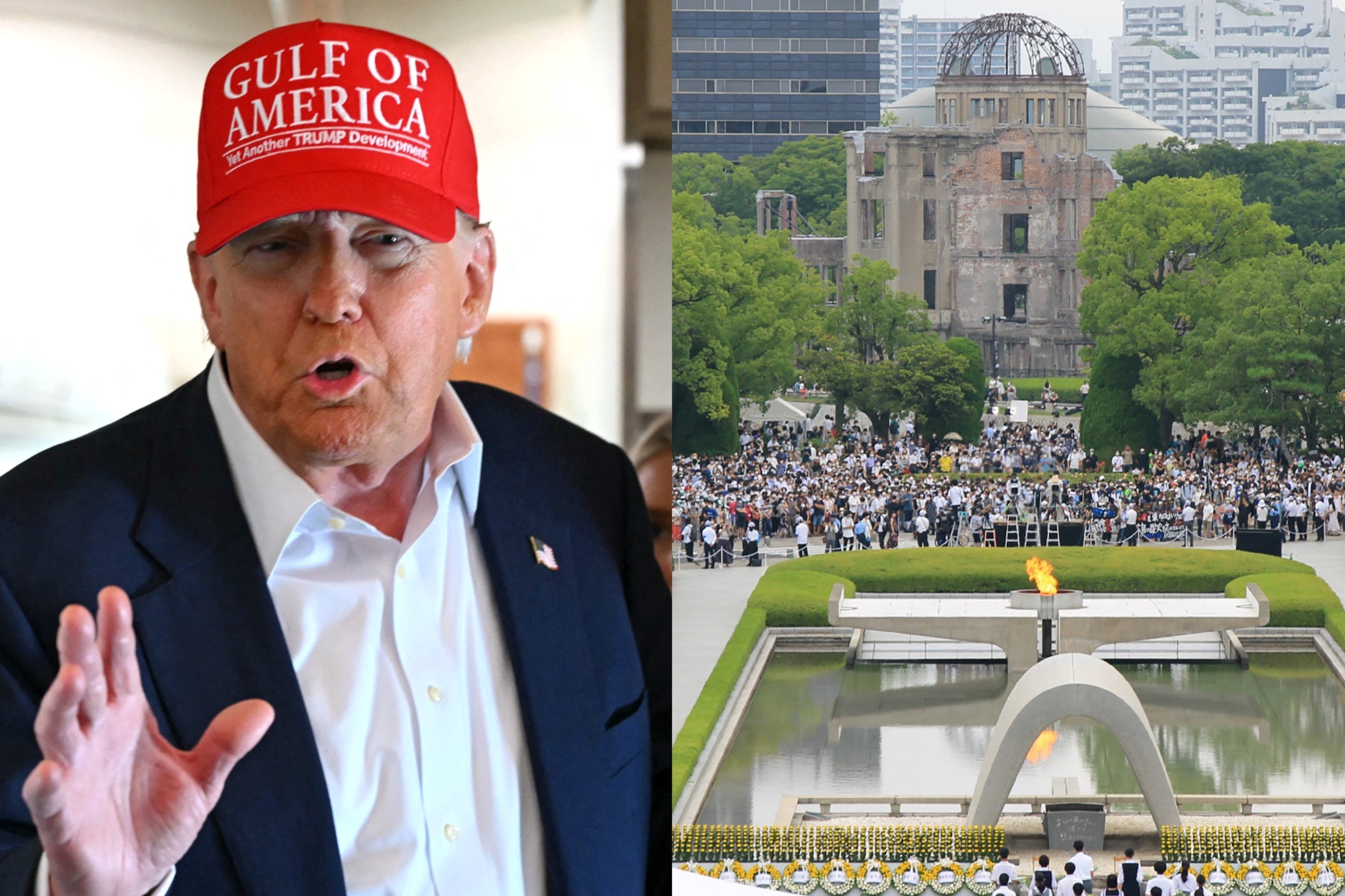 President Donald Trump faced pushback from the mayor of Hiroshima after comparing his Iran strikes to the nuclear blasts of 1945