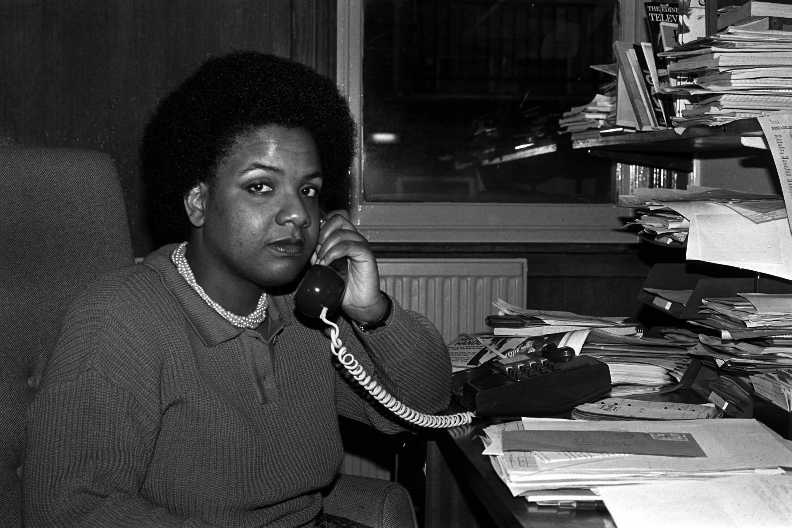 Diane Abbott in 1986 when she was Hackney North and Stoke Newington Labour election candidate (PA)
