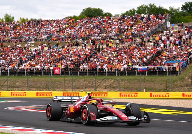 Ferrari’s Lewis Hamilton during the Hungarian Grand Prix