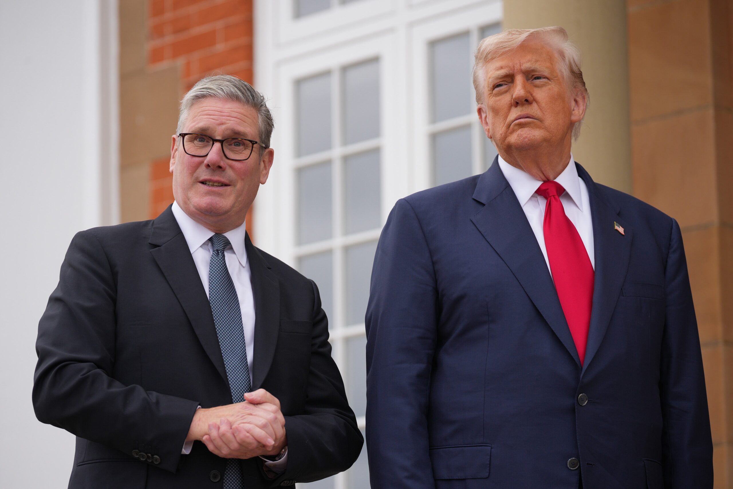 Sir Ed said he wanted to send a message to both Donald Trump and Sir Keir Starmer