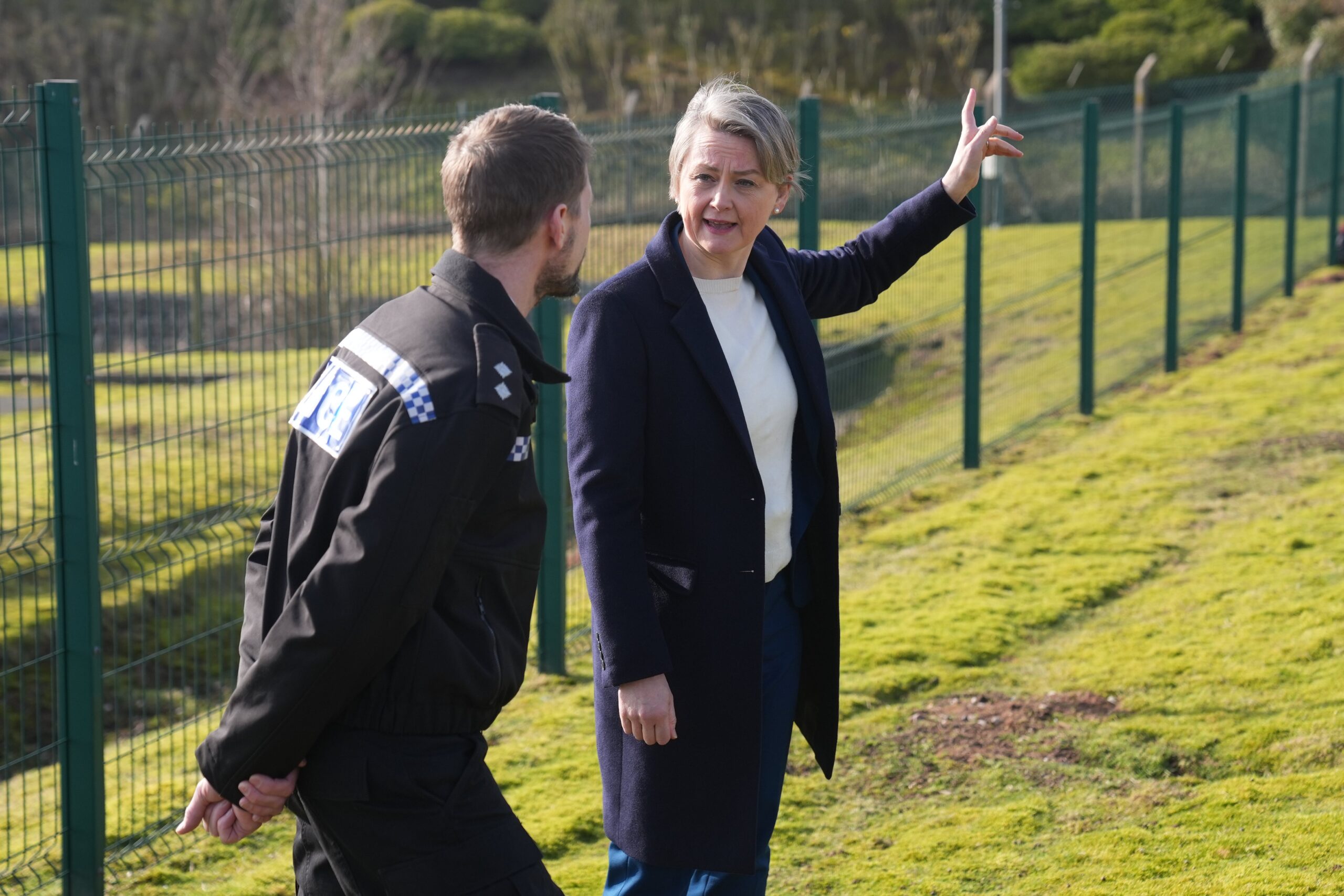 The Home Secretary said expanding the ‘deport now, appeal later’ scheme would prevent more people from ‘exploiting’ the immigration system (Jacob King/PA)