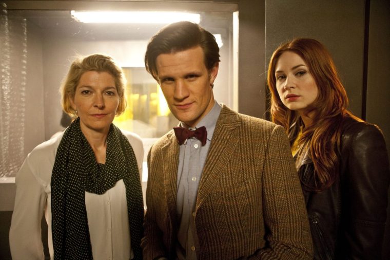 Gillan with Jemma Redgrave and Matt Smith in 'Doctor Who' in 2012. Landing the role felt like a 'shocking miracle' (Photo: Adrian Rogers /BBC)