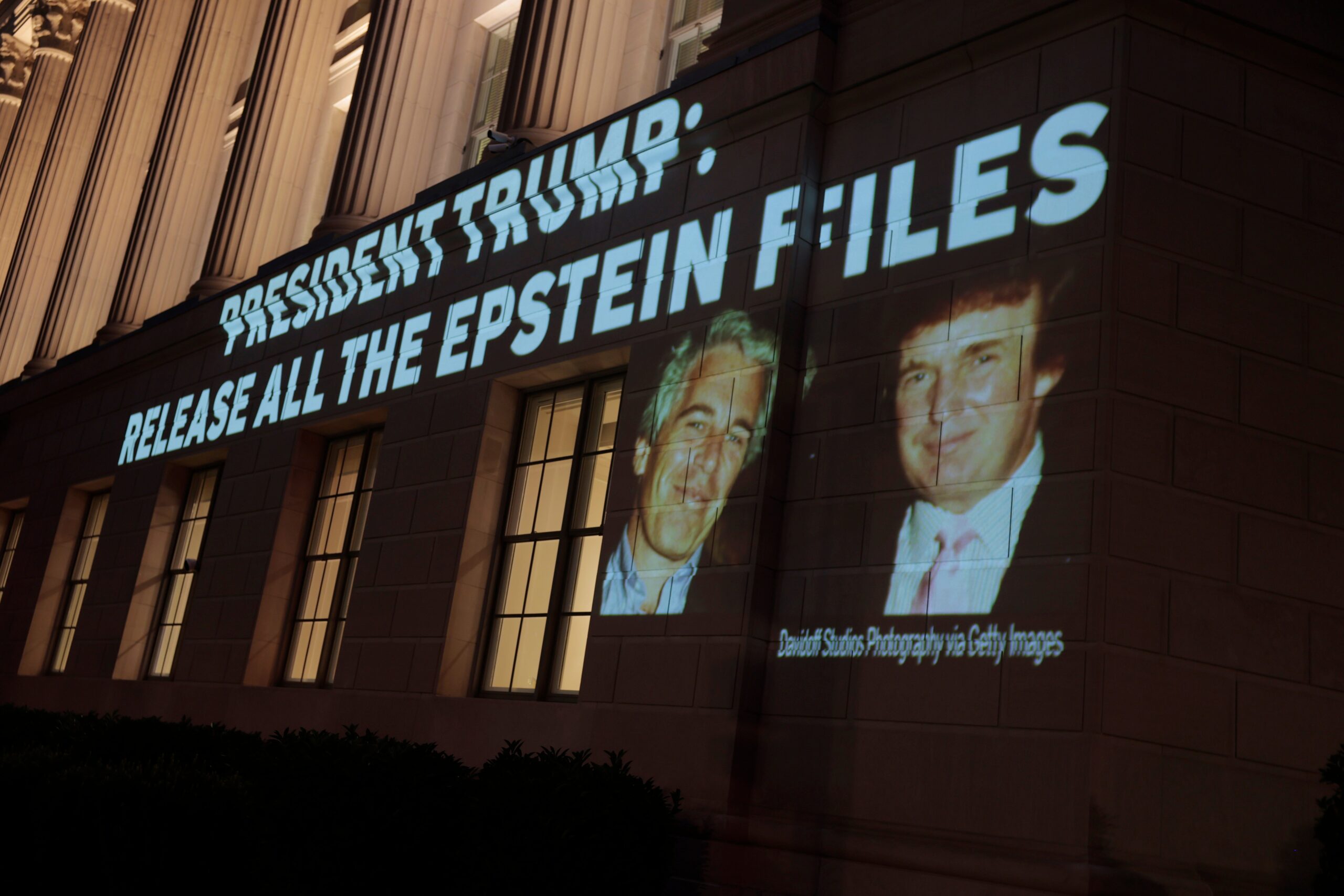 President Donald Trump faces intense pressure to release all of the government’s files on Jeffrey Epstein