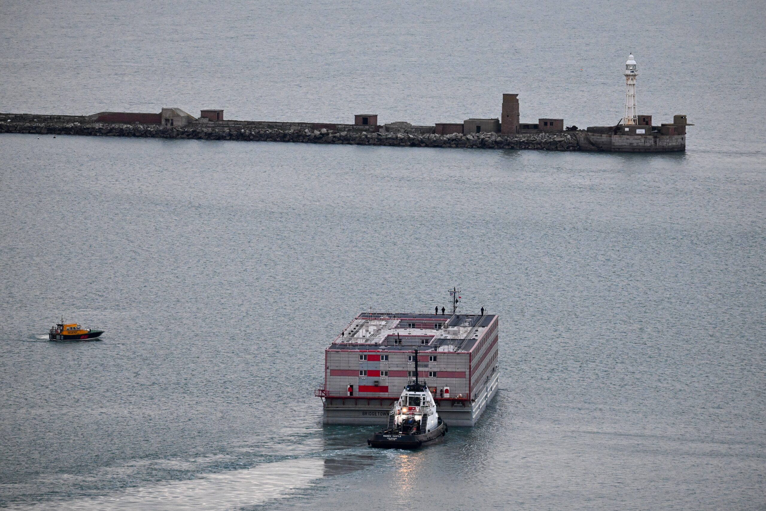 The last people housed in the Bibby Stockholm departed from the vessel in November 2024