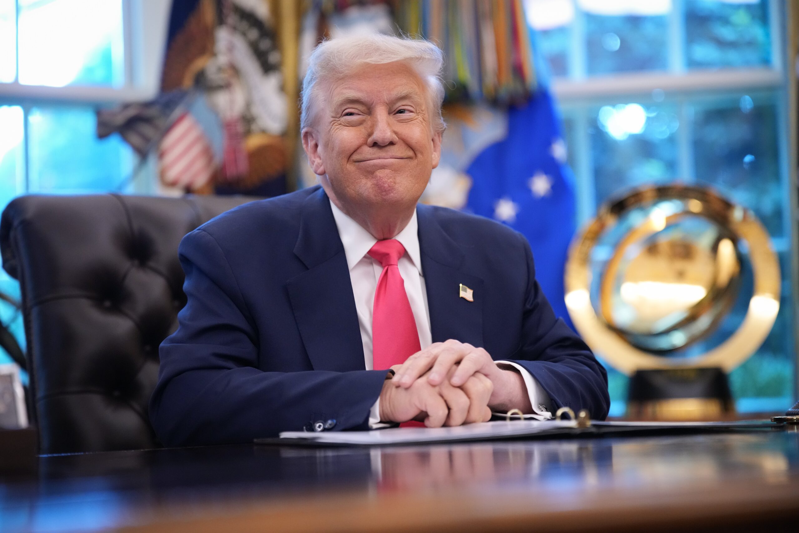 President Donald Trump said he ‘wants to get to heaven’ and brokering peace in Ukraine and Russia would help him